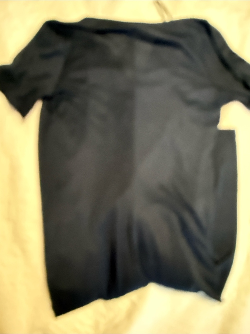 Women’s Gibson and Latimer size small Knot-Front Short Sleeve Shirt Dress - Blue - Picture 6 of 6